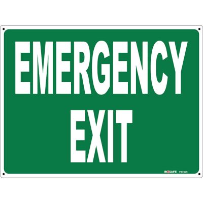 Emergency Exit Sign