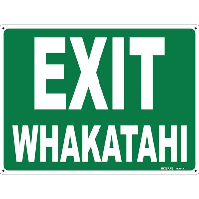 Exit Whakatahi Sign