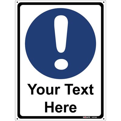 Insert Your Own Message Sign