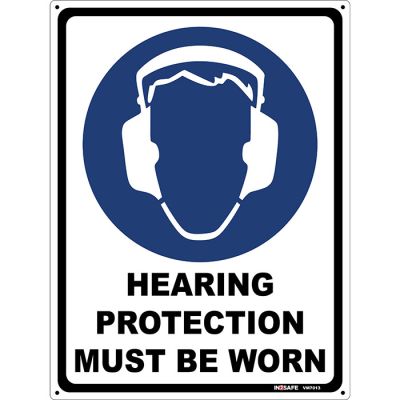 Hearing Protection Must Be Worn Sign