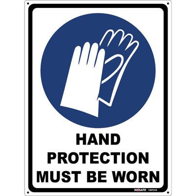 Hand Protection Must Be Worn Sign