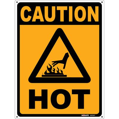 Caution Hot Sign
