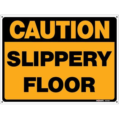 Caution Slippery Floor Sign