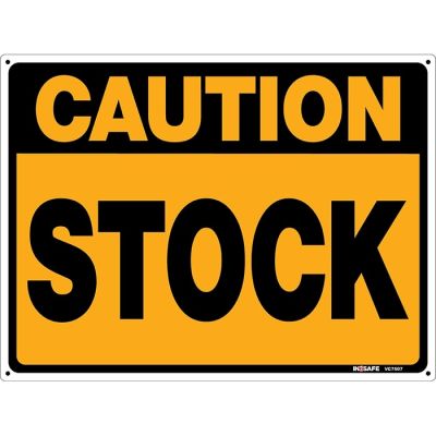 Caution Stock Sign