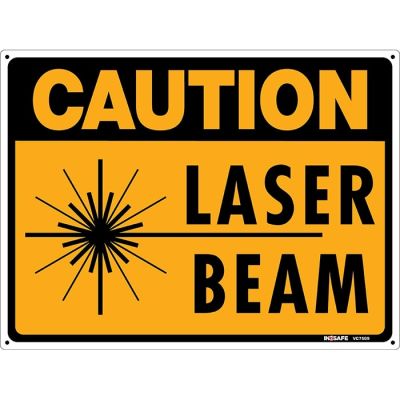 Caution Laser Beam Sign