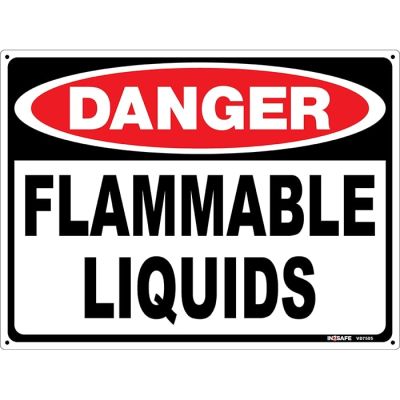 Danger Flammable Liquids Sign