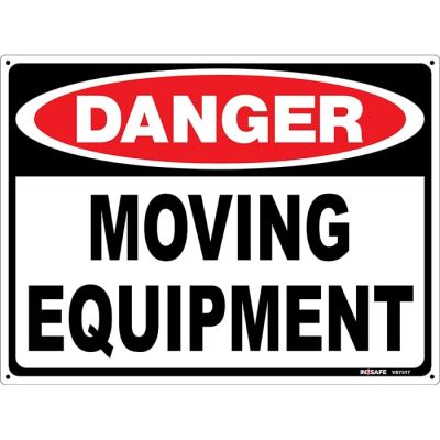 Danger Moving Equipment Sign