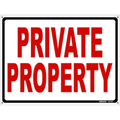 Private Property Sign