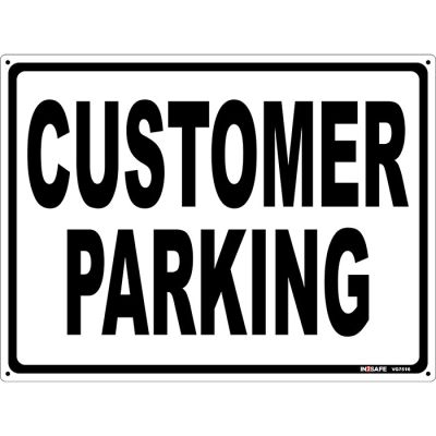 Customer Parking Sign