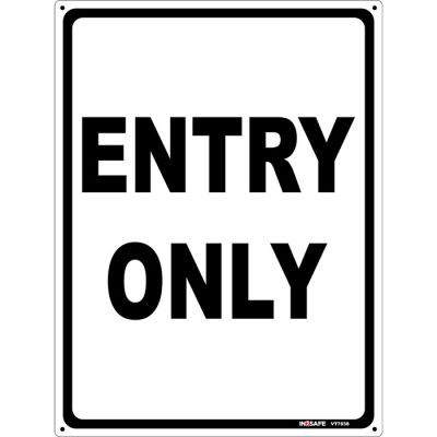 Entry Only Sign