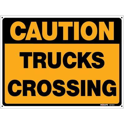 Caution Trucks Crossing