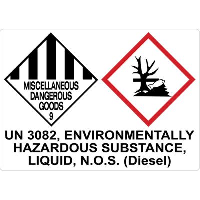 Diesel Transport & Storage SAV-Ute Tanks Sticker