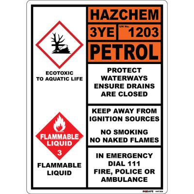 Petrol Farm Storage Tank Sign - 250+ Ltr Tanks
