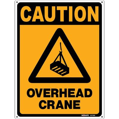 Caution Overhead Crane Sign