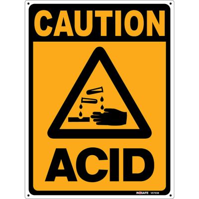CAUTION Acid Sign
