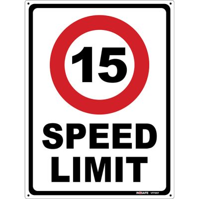 15 Kph Speed Limit Sign