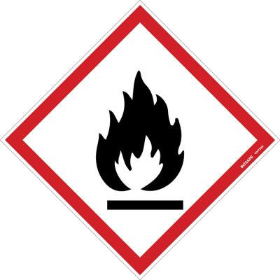 Flammable - Image only - Diamond Sticker