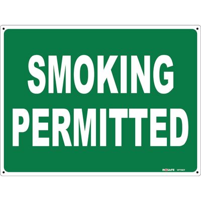 Smoking Permitted Sign