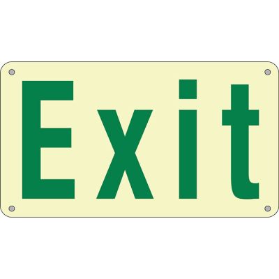 Ecoglo F8/AS1 Exit Sign 24m View Distance