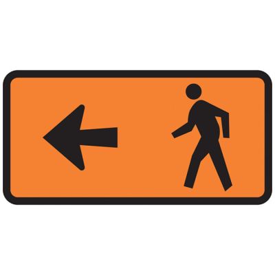 TW-32 Pedestrian Man- Figure - Left Arrow