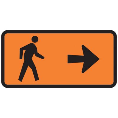 TW-32 Pedestrian Man- Figure - Right Arrow