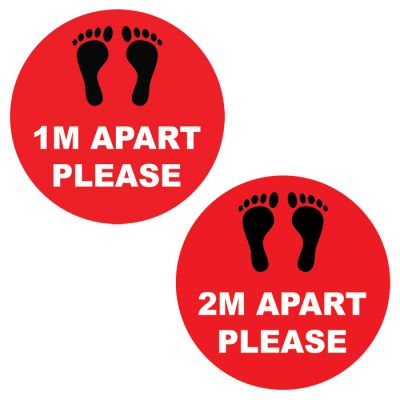 Anti-Slip Floor Sticker - Social Distancing
